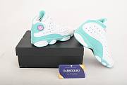 Air Jordan 13 Retro White Soar Green Pink (GS) 439358-100 - 2