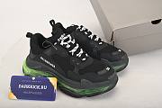 Balenciaga Triple S Black Yellow Fluo 541624 W09ON 1047 - 1