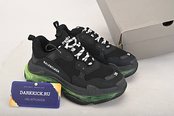 Balenciaga Triple S Black Yellow Fluo 541624 W09ON 1047