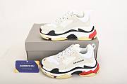 Balenciaga Triple S White Black Red 533882W09E19000 - 4