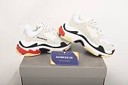 Balenciaga Triple S White Black Red 533882W09E19000 - 2