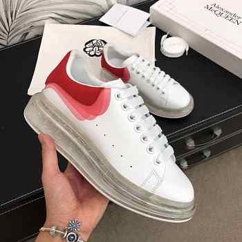 Alexander McQueen Oversized Clear Sole Lust Red 604233WHX999676