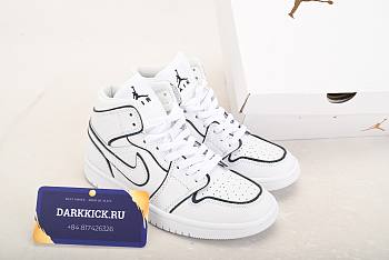 Air Jordan 1 Mid Iridescent Reflective White (W) CK6587-100