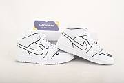 Air Jordan 1 Mid Iridescent Reflective White (W) CK6587-100 - 2