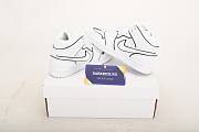 Air Jordan 1 Mid Iridescent Reflective White (W) CK6587-100 - 6