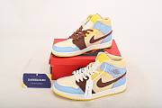 Air Jordan 1 Mid SE Fearless Maison Chateau Rouge CU2803-200 - 6