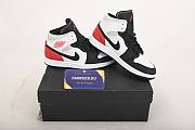 Air Jordan 1 Mid SE White Black Red Spruce BQ6931-100 - 6