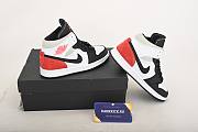 Air Jordan 1 Mid SE White Black Red Spruce BQ6931-100 - 5