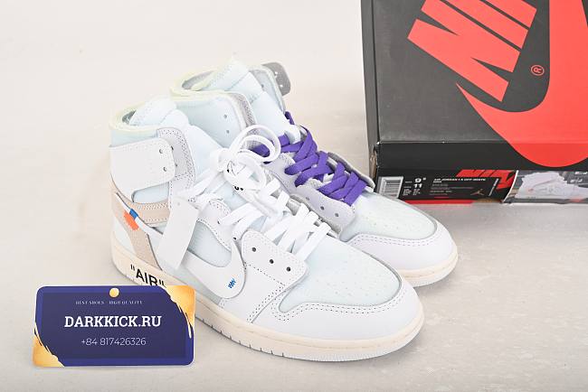 Air Jordan 1 Retro High Off-White White AQ0818-100 - 1