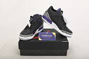 Air Jordan 3 Retro Black Court Purple CT8532-050 - 3