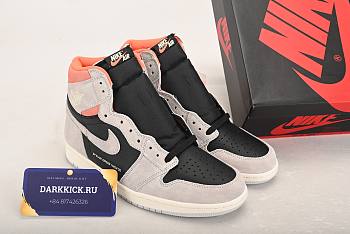 Air Jordan 1 Retro High Neutral Grey Hyper Crimson 555088-018