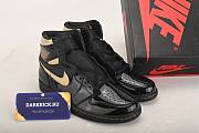 Air Jordan 1 Retro High Black Metallic Gold (2020) 555088-032 - 1