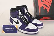 Air Jordan 1 Retro High Court Purple White 555088-500 - 1