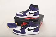 Air Jordan 1 Retro High Court Purple White 555088-500 - 3