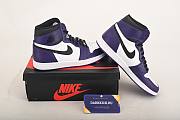 Air Jordan 1 Retro High Court Purple White 555088-500 - 4