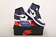 Air Jordan 1 Retro High Court Purple White 555088-500 - 5