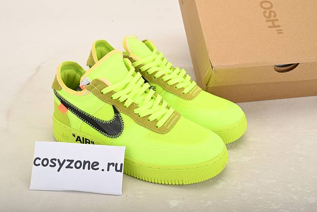 Nike Air Force 1 Low Off-White Volt AO4606-700 - 1