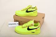 Nike Air Force 1 Low Off-White Volt AO4606-700 - 4