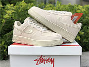 Nike Air Force 1 Low Stussy Beige White Running CZ9087 200 - 5