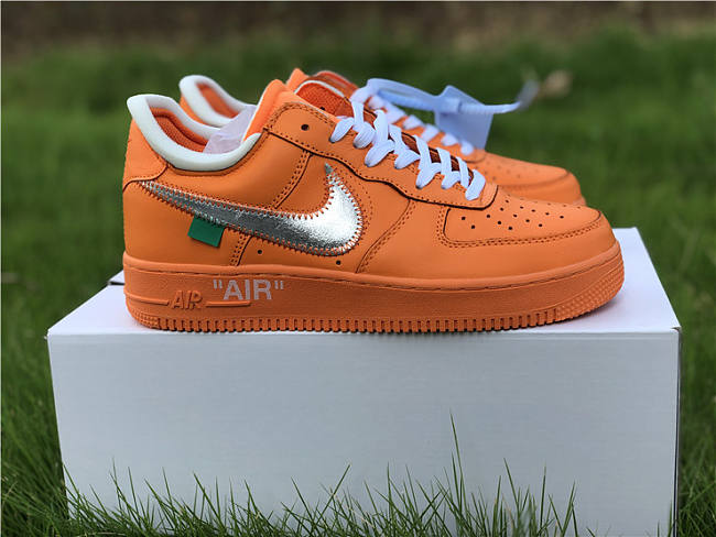 Air Force 1 Low X Off-White Orange Metalic Silver CI1173-801 - 1