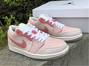 Air Jordan 1 Low White Pink Grey Shoes DM5443-666 - 1