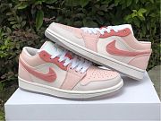 Air Jordan 1 Low White Pink Grey Shoes DM5443-666 - 2