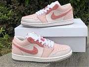 Air Jordan 1 Low White Pink Grey Shoes DM5443-666 - 3