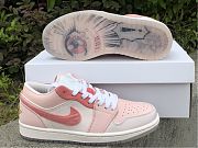 Air Jordan 1 Low White Pink Grey Shoes DM5443-666 - 5