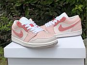 Air Jordan 1 Low White Pink Grey Shoes DM5443-666 - 6