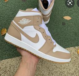 Air Jordan 1 Mid Tan Gum 554724-271 - 1