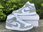 Air Jordan 1 Mid Wolf Grey Aluminum (W) BQ6472-105 - 6