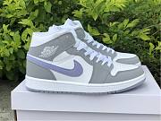 Air Jordan 1 Mid Wolf Grey Aluminum (W) BQ6472-105 - 3