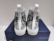 B23 HIGH-TOP White and Black Dior Oblique Canvas 3SH118YJP_H069 - 3