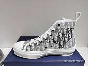 B23 HIGH-TOP White and Black Dior Oblique Canvas 3SH118YJP_H069 - 5