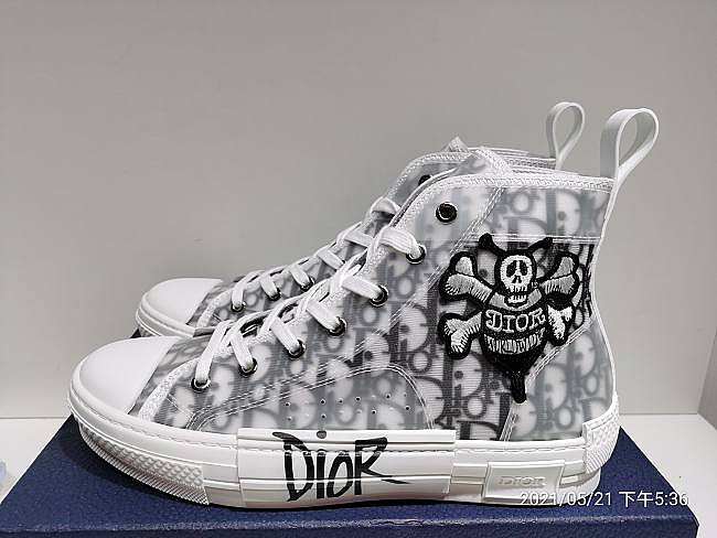 Dior And Shawn B23 High Top Bee Embroidery 3SH118YYO_H960 - 1