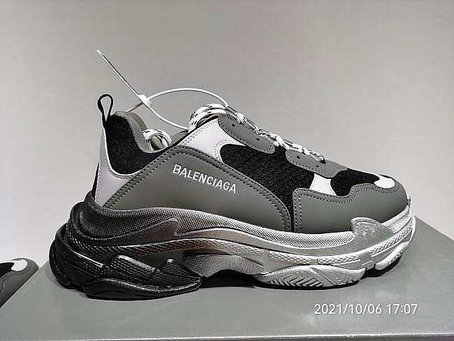 Balenciaga Triple S Black Grey Silver Gradient - 1