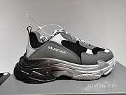 Balenciaga Triple S Black Grey Silver Gradient - 1