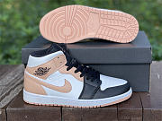 Air Jordan 1 Mid Arctic Orange Black Toe 554724-133 - 5