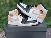 Air Jordan 1 Mid Arctic Orange Black Toe 554724-133 - 4