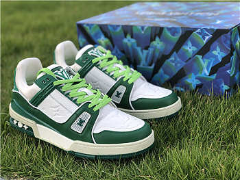 Louis Vuitton LV Trainer Green 1A8127