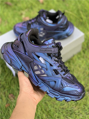 balenciaga track 2 metallic purple