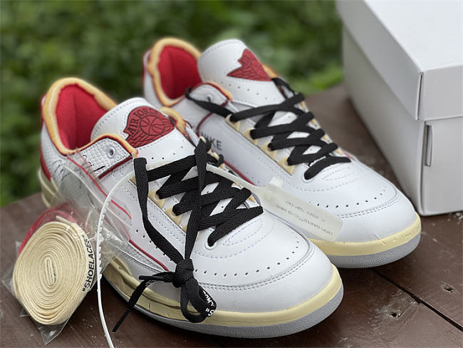 Air Jordan 2 Retro Low SP Off-White White Red DJ4375-106 - 1