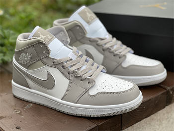 Air Jordan 1 Mid Linen 554724-082