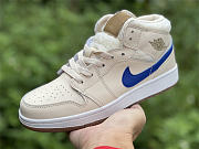 Air Jordan 1 Mid Fleece Pearl White (GS) DO2207-264 - 5