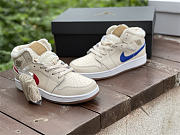 Air Jordan 1 Mid Fleece Pearl White (GS) DO2207-264 - 4