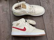 Air Jordan 1 Mid Fleece Pearl White (GS) DO2207-264 - 2