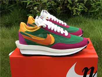 Nike Sacai LDWAFFLE Pink Green & Yellow BV0073-301