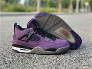 Travis Scott x Air Jordan 4 Purple Suede - 4