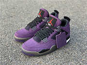 Travis Scott x Air Jordan 4 Purple Suede - 5