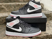 Air Jordan 1 Mid Arctic Pink Black (GS) 555112-061 - 2